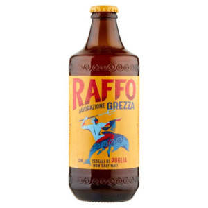 Bere italiana nefiltrata Raffo Lavorazione Grezza, 450 ml SGR