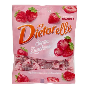 Bomboane moi cu capsuni fara zahar Dietorelle 70g
