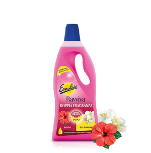 Detergent pentru toate tipurile de pardoseli cu iasomie si hibiscus Emulsio Ravviva 750ml
