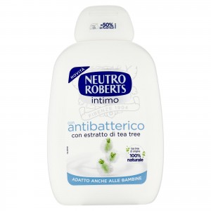 Detergent intim antibacterian Neutro Roberts cu extract de ceai  200 ml