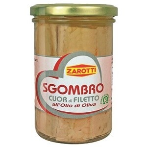 File de macrou in ulei de masline ''Sgombro Cuor di Filletto'' Zarotti 250g 