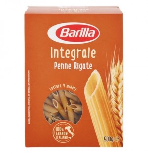 Paste Barilla Penne rigate Integrale 500g