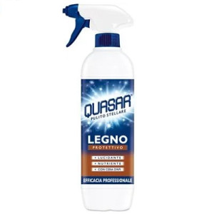 Quasar Detergent spray cu ceara de albine pentru lemn 580 ml