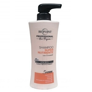 Sampon Professional pentru par uscat si fragil Biopoint Super Nutriente, 390 ml 