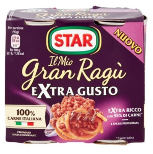 Sos Ragu Extra Gusto Star  2x180g