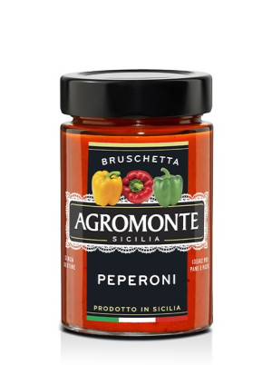 Sos sicilian Bruschetta de ardei Agromonte, fara gluten, 100g