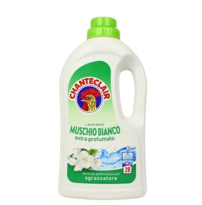 Detergent lichid pentru rufe cu parfum de mosc alb Chanteclair, 28 utilizari Detergent lichid pentru rufe cu parfum de mosc alb Chanteclair, 28 utilizari