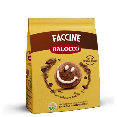 Biscuiti Balocco Faccine cu ciocolata 700g Biscuiti Balocco Faccine cu ciocolata 700g