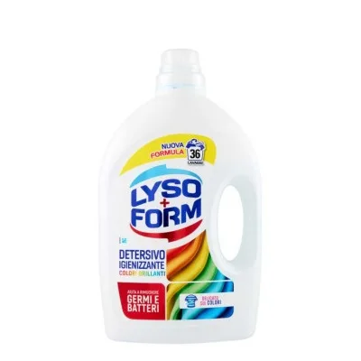 Detergent igienizant pentru rufe colorate Lysoform 36 utilizari Detergent igienizant pentru rufe colorate Lysoform 36 utilizari
