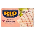 File de somon la gratar in ulei de masline extravirgin Rio mare 125g