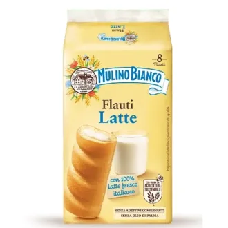 Prajiturica Flauti cu lapte Mulino Bianco 8 buc - 280g