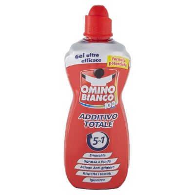 Aditiv pete pentru rufe albe si colorate Omino Bianco gel 900ml
