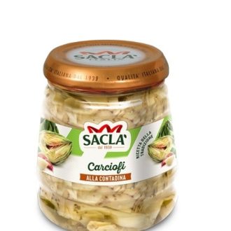 Anghinare taiata in ulei de floarea-soarelui si ierburi aromatice Sacla Alla Contadina 285g