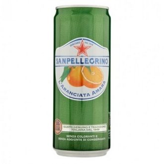 Bautura racoritoare carbogazoasa L'Aranciata amara Sanpellegrino 33cl SGR