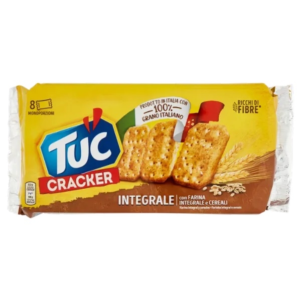 Biscuiti cu cereale Cracker Integrali, Tuc, 267g Biscuiti cu cereale Cracker Integrali, Tuc, 267g