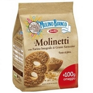Biscuiti cu faina integrala de hrisca Mulino Bianco Molinetti 800g