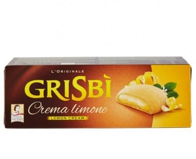Biscuiti Grisbi Vicenzi cu crema de lamaie 9 x 16,7g Biscuiti Grisbi Vicenzi cu crema de lamaie 9 x 16,7g