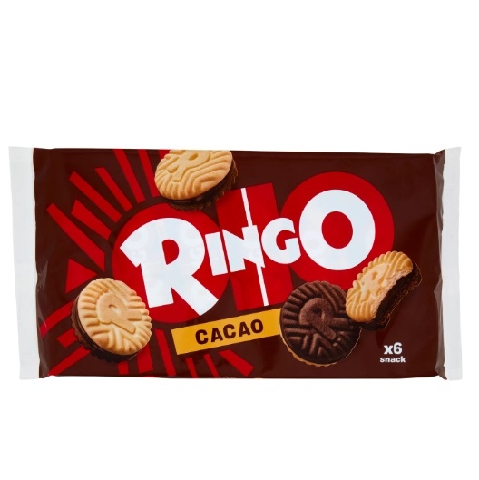 Biscuiti italieni cu crema de cacao Ringo 330g - 6 portii