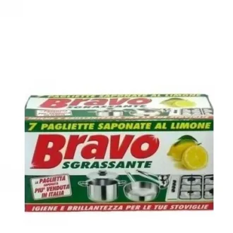 Bravo - Bureti cu detergent pentru inox (7 bucati)