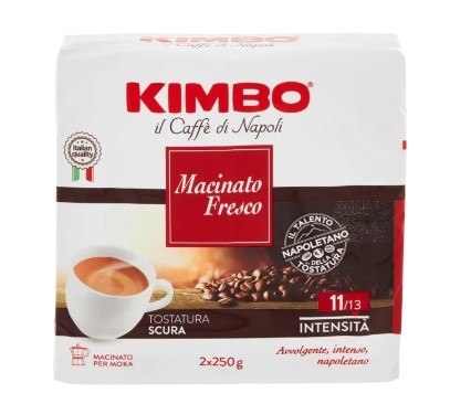 Cafea italiana Kimbo Macinato Fresco 2 buc x 250g