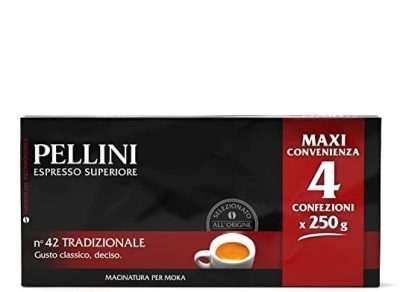 Cafea macinata Pellini N. 42 Tradizionale 4x250g