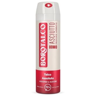 Deodorant Borotalco pentru barbati Spray Asciutto cu chihlimbar