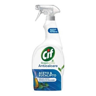 Detergent italian anticalcar Cif Greenactive cu otet si eucalipt 650 ml