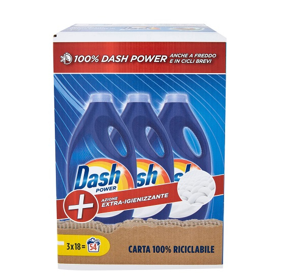 Detergent lichid pentru rufe colorate Dash Power Igienizzante pachet 3 buc