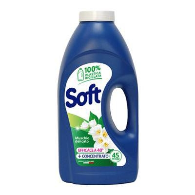 Detergent lichid pentru rufe Soft Mosc Alb 2,25 litri, 45 utilizari Detergent lichid pentru rufe Soft Mosc Alb 2,25 litri, 45 utilizari
