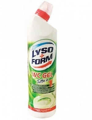 Detergent Lysoform WC gel verde fresh 750 ml Detergent Lysoform WC gel verde fresh 750 ml