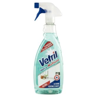 Detergent cu alcool pentru geamuri si alte suprafete Vetril 650ml