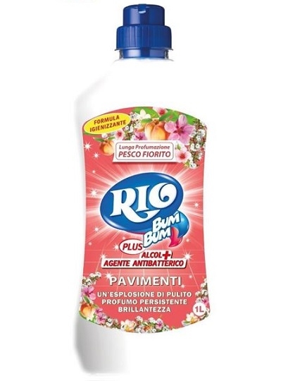 Detergent pentru pardoseli Rio Bum Bum Flori de piersic, 1000ml
