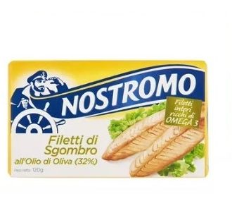 File de macrou italian in ulei de masline Nostromo 120g