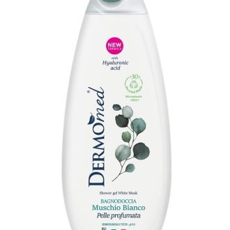 Gel de dus Dermomed mosc alb cu acid hialuronic, 650 ml