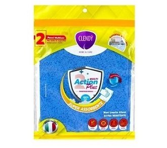 Laveta absorbanta universala Multi Action Plus Clendy x 2 Laveta absorbanta universala Multi Action Plus Clendy x 2