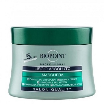 Masca pentru par drept Biopoint Professional Liscio Assoluto, 250 ml Masca pentru par drept Biopoint Professional Liscio Assoluto, 250 ml