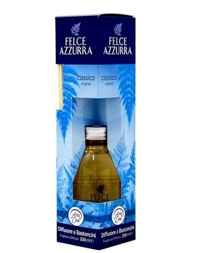 Odorizant clasic de camera cu betisoare Felce Azzurra 200 ml Odorizant clasic de camera cu betisoare Felce Azzurra 200 ml