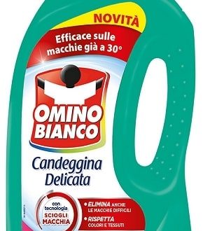 Omino Bianco Candeggina Muschio Bianco Delicata 2L