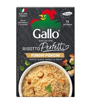 Orez italian Risotto cu hribi si patrunjel Gallo 175 g