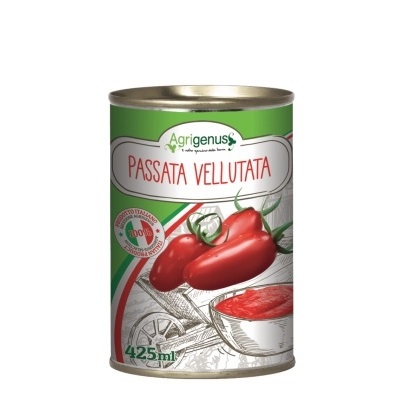 Passata vellutata de Rosii italiene San Marzano dell'Agro Sarnese-Nocerino Agrigenus DOP 400g