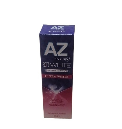 Pasta de dinti italiana AZ 3D White Ultra White pachet 3x75ml
