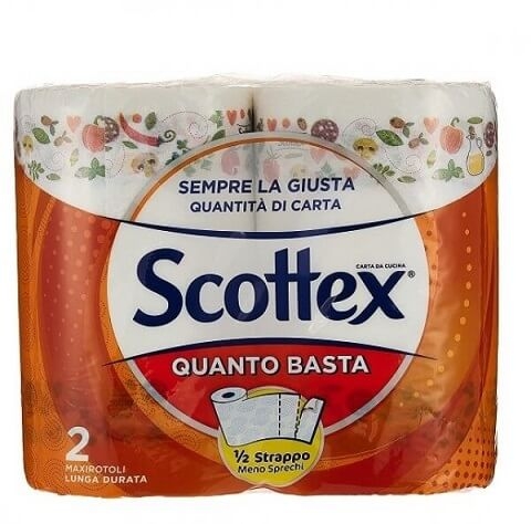 Prosoape de hartie pentru uz casnic Scottex Quanto Basta 2 Role