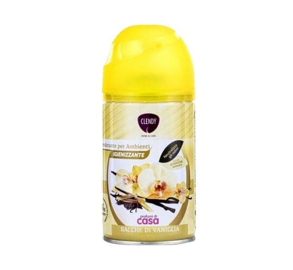 Rezerva spray odorizant pentru incaperi Clendy Vanilie, 300 ml
