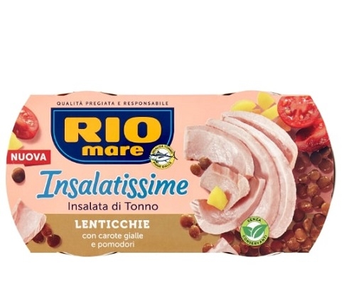 Salata de ton cu linte Rio Mare Insalatissime 2x160g Salata de ton cu linte Rio Mare Insalatissime 2x160g