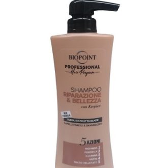 Sampon Professional pentru par fragil si deteriorat Biopoint Riparazione e Bellezza 390 ml Sampon Professional pentru par fragil si deteriorat Biopoint Riparazione e Bellezza 390 ml
