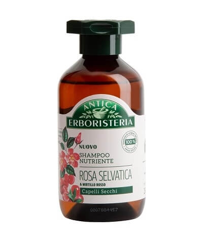 Sampon cu extract de trandafir salbatic pentru par deshidratat Antica Erboristeria 250 ml