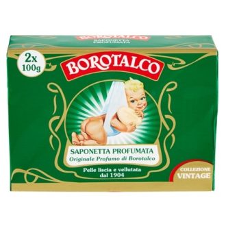 Sapun solid parfumat Borotalco Vintage 2 buc x 100g