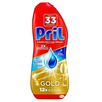 Solutie igienizanta cu lamaie pentru masina de spalat vase Pril Gold 540ml