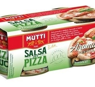 Sos aromatizat pentru pizza din pulpa de rosii Mutti 2x 210g
