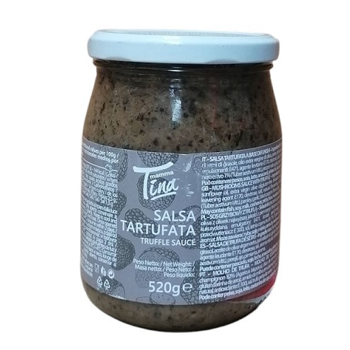 Sos cu trufe negre de vară (1%) Salsa Tartufata Mamma Tina 520g